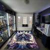 1PC Custom Name Moonlit Dreams Theme Floor Mat Ideal for Living Room, Game Rooms, Office, Bedroom,Floor Mat Playful Design