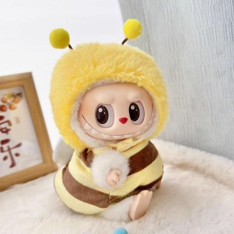 17 Baby Clothes, First, Second, Third Generation Plush Dolls, Vinyl Clothes, Dinosaur Pendant, Cute Shark Bee Set, Baby Clothes