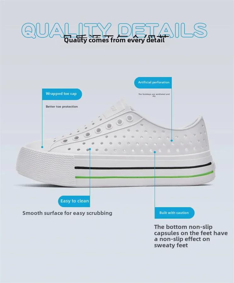 Dámské silné podrážky protiskluzové lehké duté plážové sandály - Ideální pro venkovní aktivity a brodění v létě.