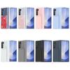 Luxury Flip Kickstand Phone Case For Samsung Galaxy Z Fold 7 6 Fold7 Fold6 5G Folding Bracket Matte Cover with Card Holder