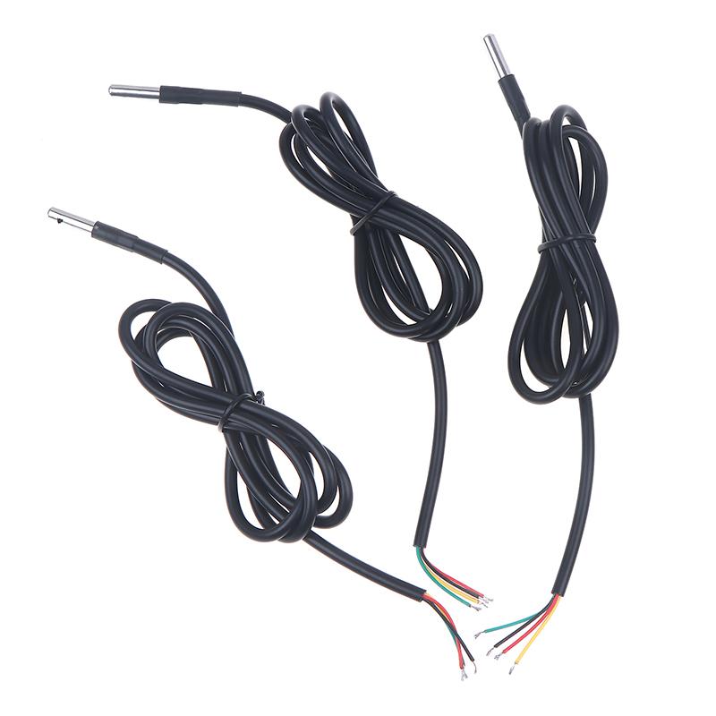 CCA8-1Pcs Waterproof Stainless Steel IIC Module Digital I2C Probe 1/2/3 Meters SHT20 SHT30 SHT40 Temperature And Humidity Sensor