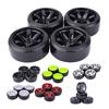4Pcs Bright Color Lightweight Good High Durability 1/10 Remote Control Car Tires Replacement Parts Vehicle Toy Tire
