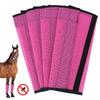 4 Sets Horse Foot Protective Cover Protective Horse Leg Wraps Breathable Mesh Horse Boots for Preventing Flies Mosquitoes Bite