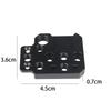 Aluminum Alloy Adapter Board with 1/4 3/8 Hole Cold Shoe Mount for DJI Ronin RS3 RS2 RSC2 SC S Gimbal Stabilizer Extension Plate