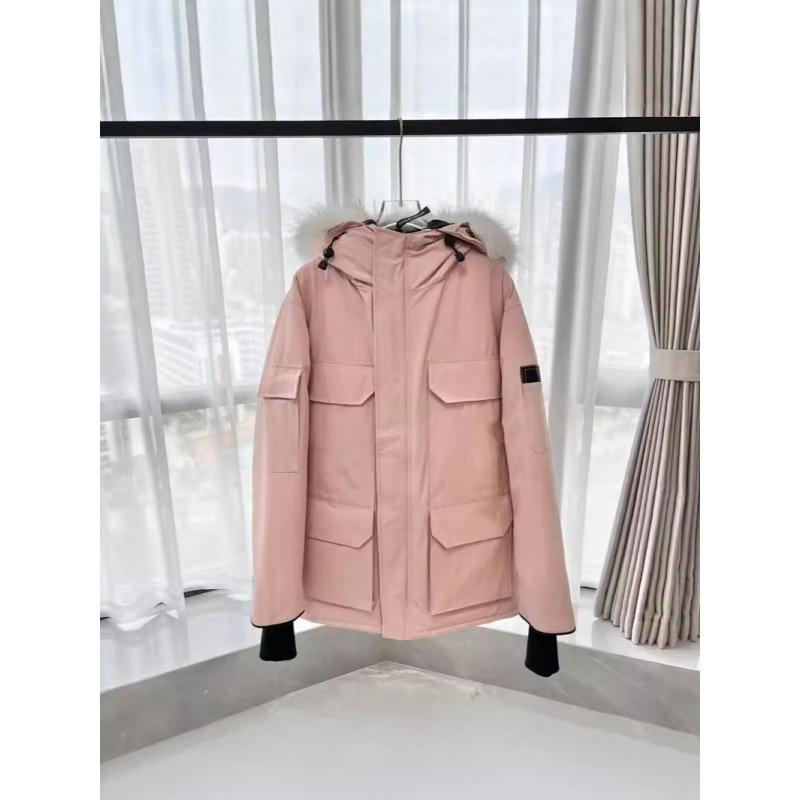 Goose down jacket Canadian men's and women's expedition down jacket thickened couple's clothing Parker