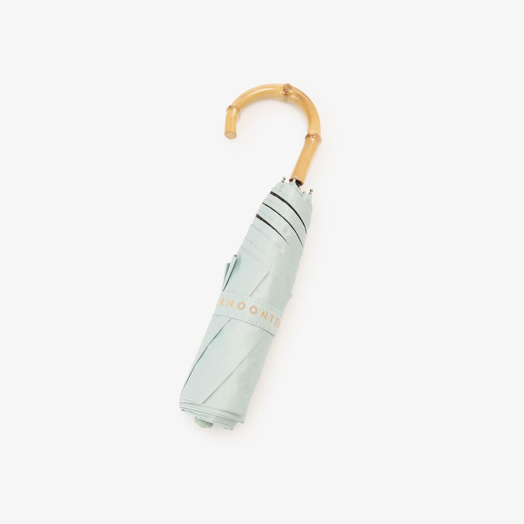 Afternoon Tea Living JL48 Logo Folding Umbrella for Sun and Green Parasol, Embroidered, Rain,