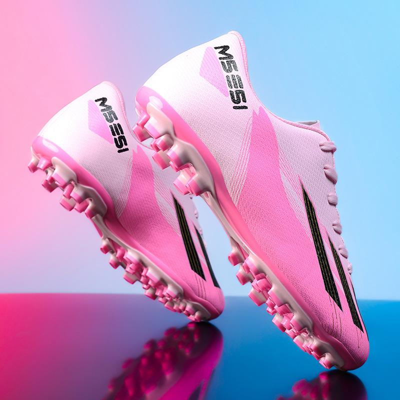 European Cup Football Shoes Boys and Girls Children TF Shredded Nails Spikes Youth Adult Sneakers