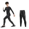 Boys' Quick-Dry Running Tights & Fitness Base Layer Set for Autumn/Winter