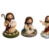 DIY Christian Beading Kit, Cute 4-Pack Tiny Beaded Jesus/Mary DIY Kit, Handmade Mini Faith Beads Craft with Instruction for Beginners, Craft
