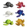 Figurina di Tartaruga Marina Stampata in 3D, Ornamento Tartaruga con Articolazioni Mobili, Modello Tartaruga Antistress Giocattolo Fidget, Decorazione Animale Marino per Casa Ufficio