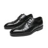 Mens Leather Dress Shoes Men's Formal Social Male Shoe Casual Business Pointed Toe Luxury Party Designer Shoes for Men Big Size
