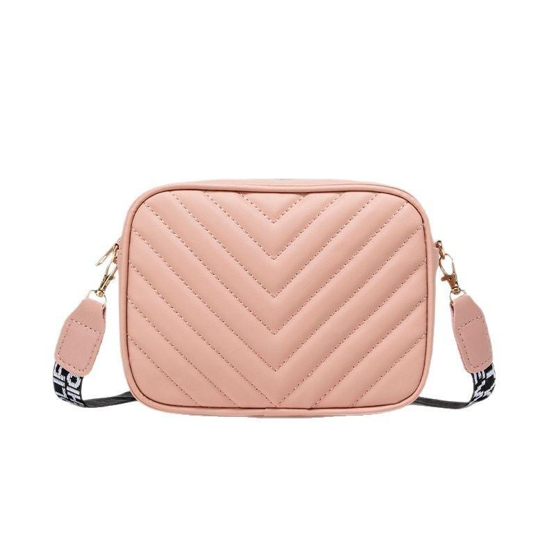 Embroidery chain bag New candy color bag One shoulder messenger mobile phone bag Women's bag Small square bag