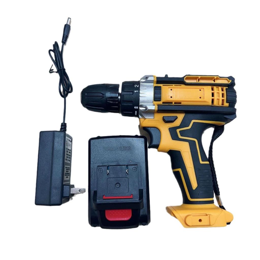 High-Power Multi-Functional Electric Drill Set with Lithium Battery Screwdriver