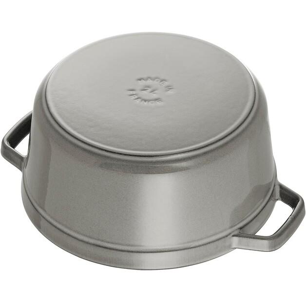 Cocotte Zwilling Staub Round 18cm Graphite Grey 1.7l (40509-484-0)