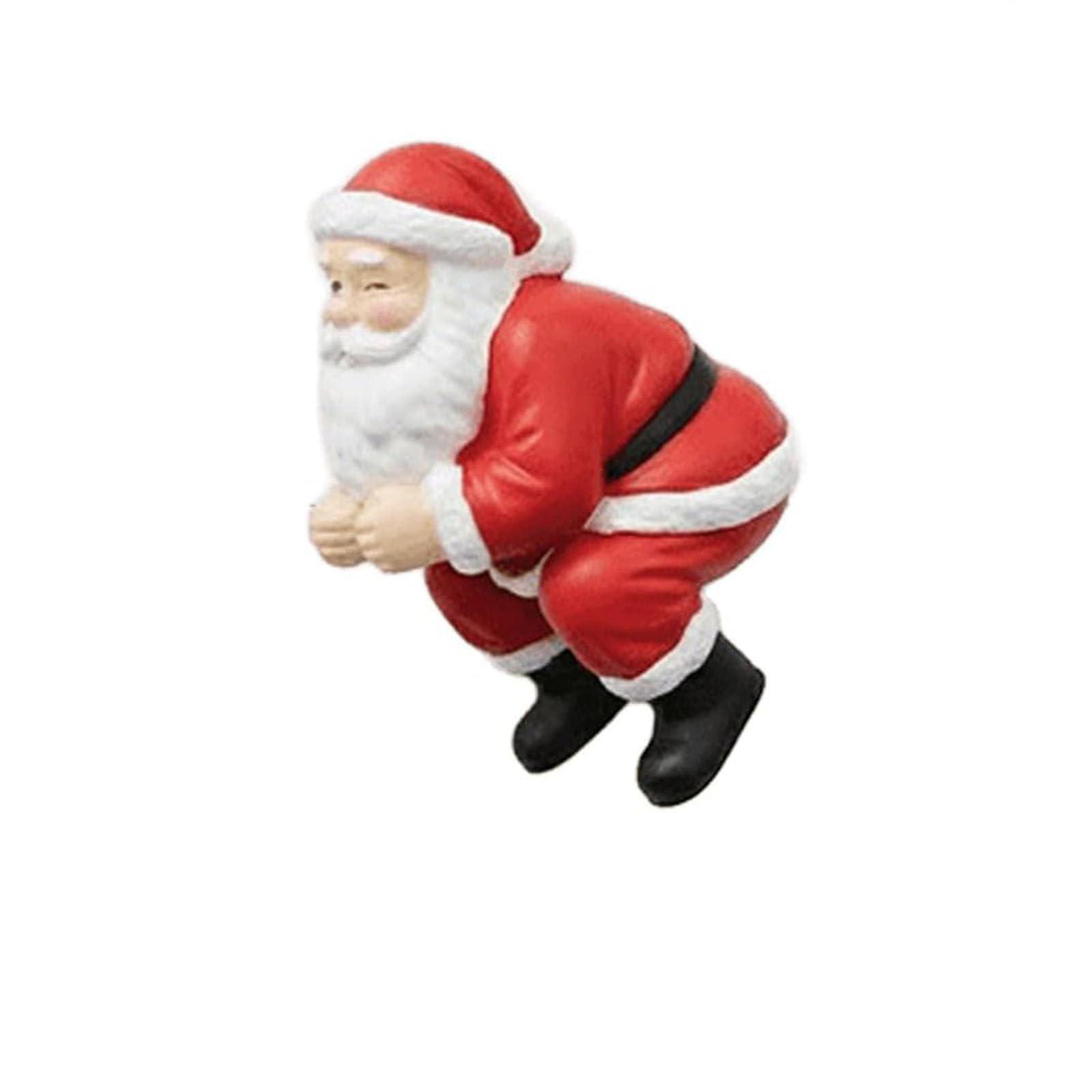 

Jolly Santa Toothpaste Topper, 3D Rear End Excrement Squeezing Toothpaste Dispenser, Funny Butt Pooping Toothpastes Toppers One Size