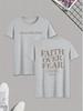 Unisex 100 Cotton Tshirt Faith Over Fear Print Christian Religious Psalm Graphic Short Sleeve Casual Streetwear Black Tee Tops