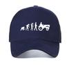 Men Humorous Tractor Evolution Graphic Baseball Cap Outdoor Casual Breathable Mesh Trucker Hat Fashion Snapback Hats