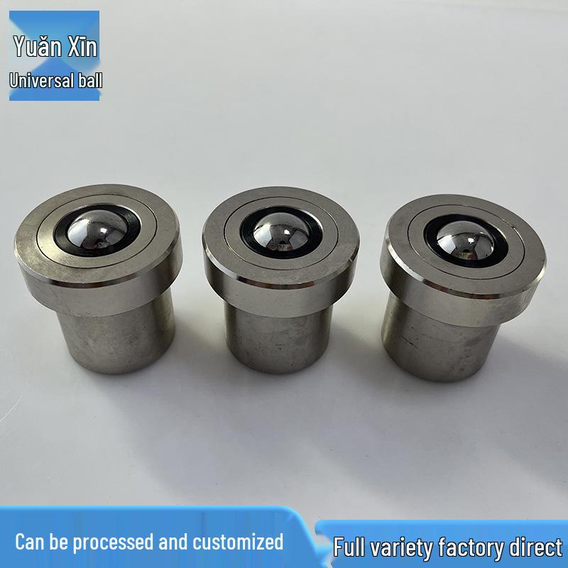 Bullseye KSF Cylindrical Ball Caster with Steel Conveyor Ball