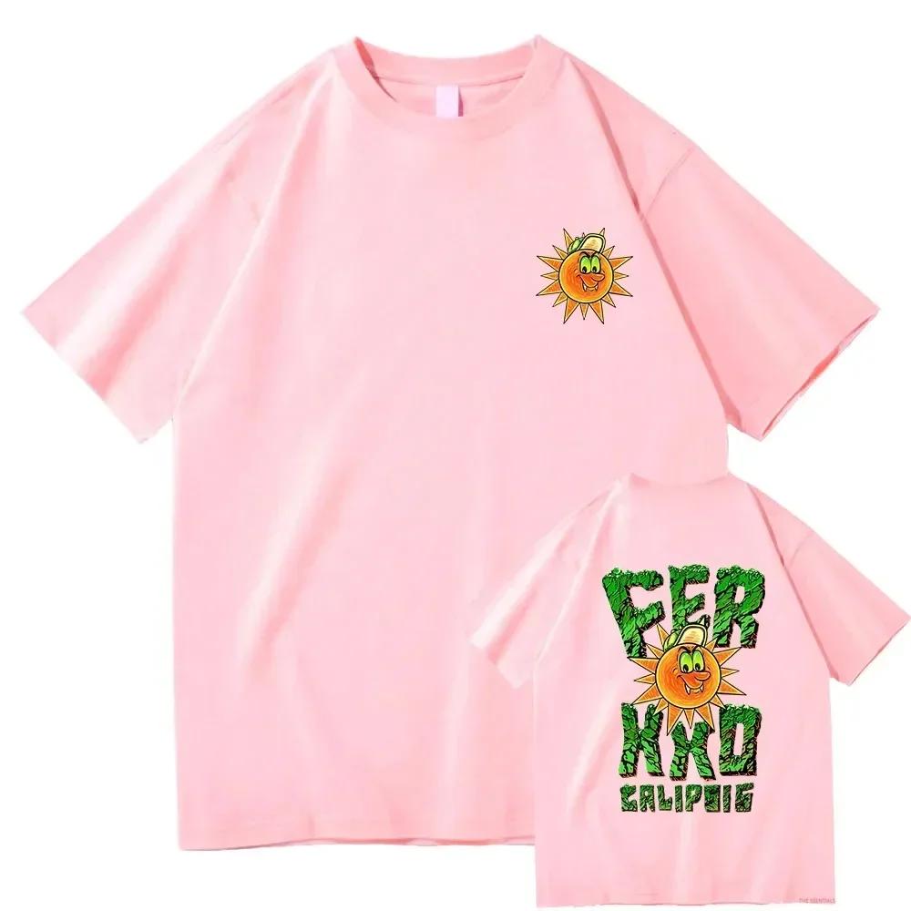 Classic FerxxoCalipsis Tour 2024 T Shirts Feid MenWomen Clothing Hip Hop Tops Vintage Unisex Streetwear Cotton Graphic T-Shirts