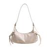 Portable Y2K Retro Shoulder Bag Bow Tie Cloth Armpit Bag Fashion Handbag Vintage Underarm Bag Shopping