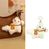 Portable Plush Horse Keychain Charm Small Lightweight Key Chain Pendant for Easy Hanging On Bags or Carrying In Pockets