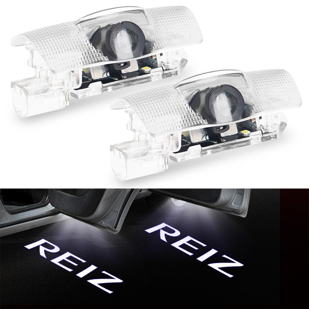 New 2pcs LED Car Door  Projector Ghost Shadow Welcome Light Accessories For TOYOTA Camry XV40 XV50 XV70 Corolla Prado150
