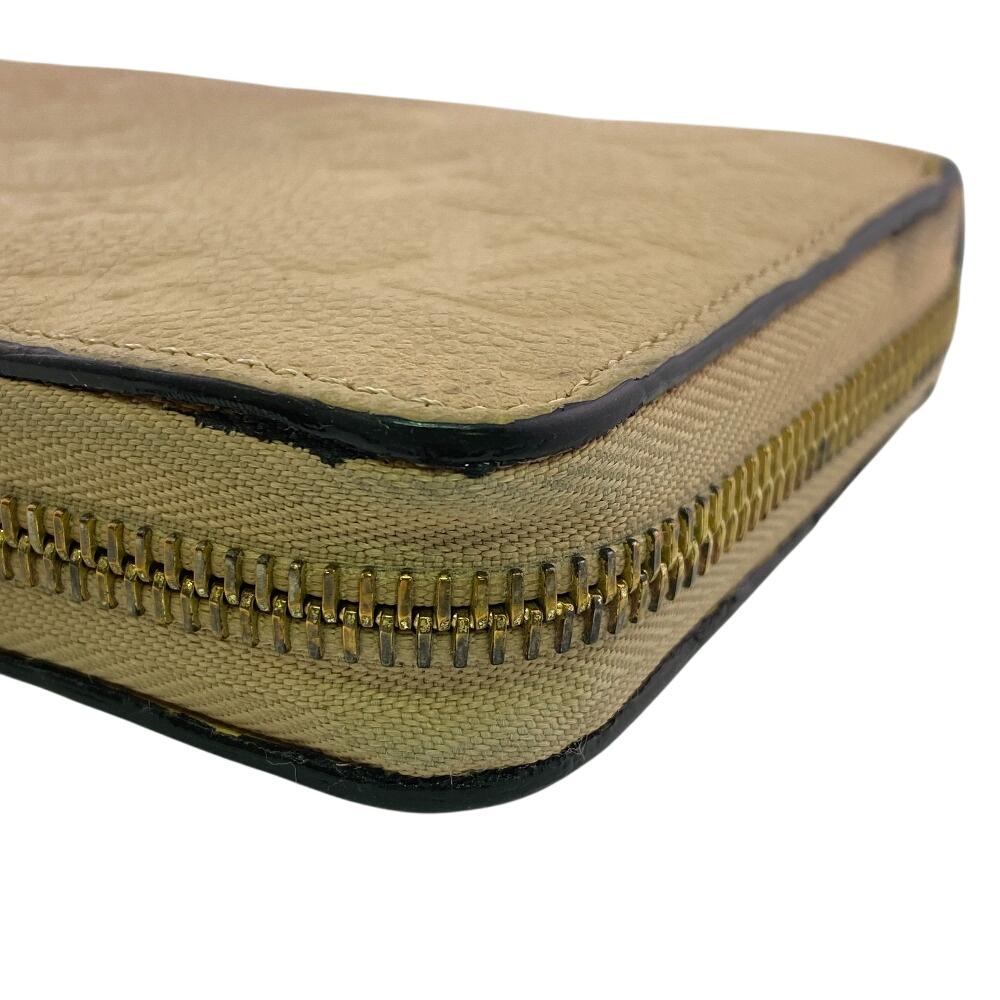 LOUIS VUITTON M69034 Zip Around Monogram Unplant Monogram Ann Platt Zippy wallet Purse beige Monogram Ann Platt Used