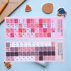 {MX} 1/3 Blatt Farbe Koreanische Japanische Tastaturaufkleber Universelle Computer Notebook Tastatur Aufkleber DIY Ersatzzubehör