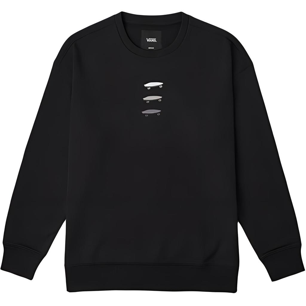 Vans Pullover Crewneck Skateboard Logo Long Sleeve Sweatshirt Unisex sweatshirt Black VN000P35BLK