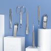 SEESOO Green Carbon Steel 7-Piece Nail Care Set
