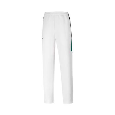 Li Ning Color Block Straight Leg Lace Up Pocket Casual Pants Women Bottoms Standard-White AKLUA22-1