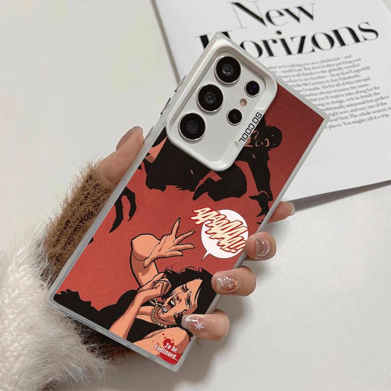 Gothic Vampire Scarlet Art Shockproof Phone Case for Samsung Galaxy S26 Edge S25 Ultra S24 FE S23 Plus S21 Cover Anti Fall Funda
