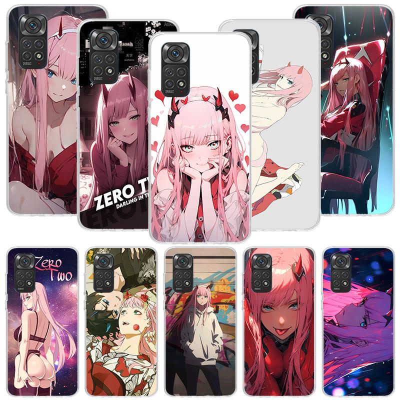 DARLING FRANXX Z-Zero Two Phone Case For Xiaomi Redmi Note 15 14 13 12S 12 Pro Plus 11S 11E 11 11T 10S 10 Art Soft Pattern Cover
