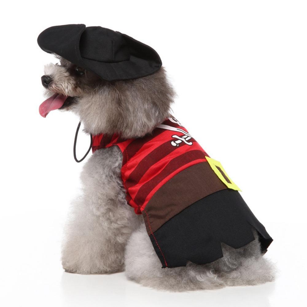 Christmas New Year dress up prince crown with hat cos role handsome party out dog clothes