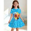 Summer Hot Sale Strawberry Print Kids Princess Dress Comfortable Casual Fruit Kids' Beach & Vacation Outfit Dress for Girls