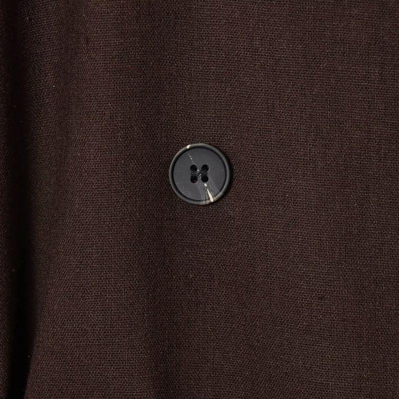 Kaslead New Women clothes Western Style Fashion Gold Buckle Decoration Top Casual Trousers Set