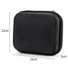 New Hard Shell EVA Storage Box Black Portable Pouch Carrying Bag Mini Zipper Earphone Case for Earphone