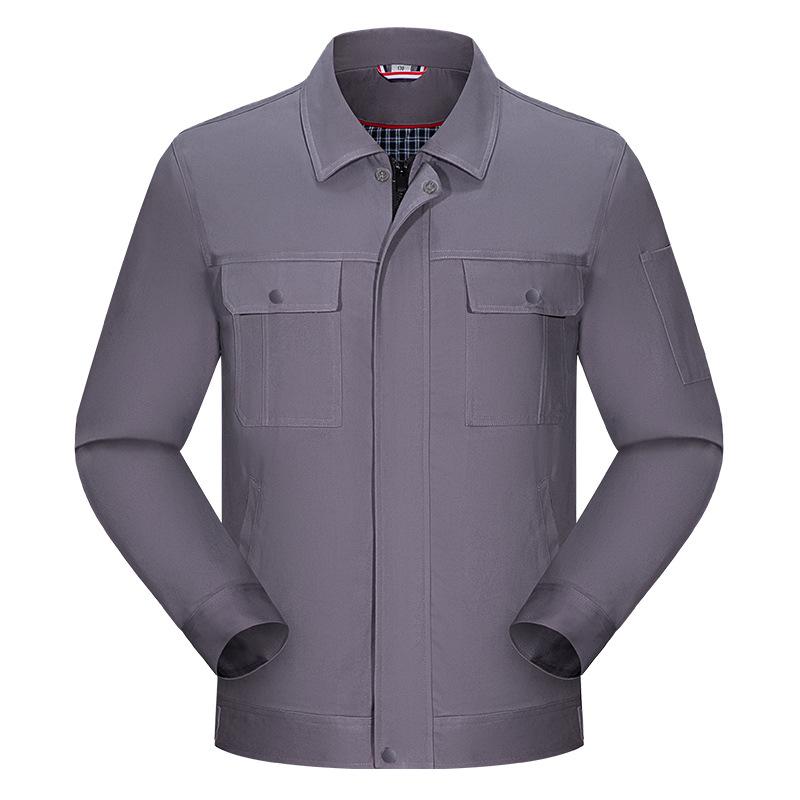 Comfortable Cotton Workwear Set with Custom Logo for Spring and Autumn