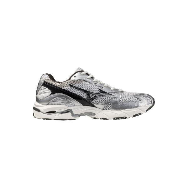 Mizuno Wave Rider 10 Comfortable Versatile Running Shoes Men sneakers Silver White D1GA261D06