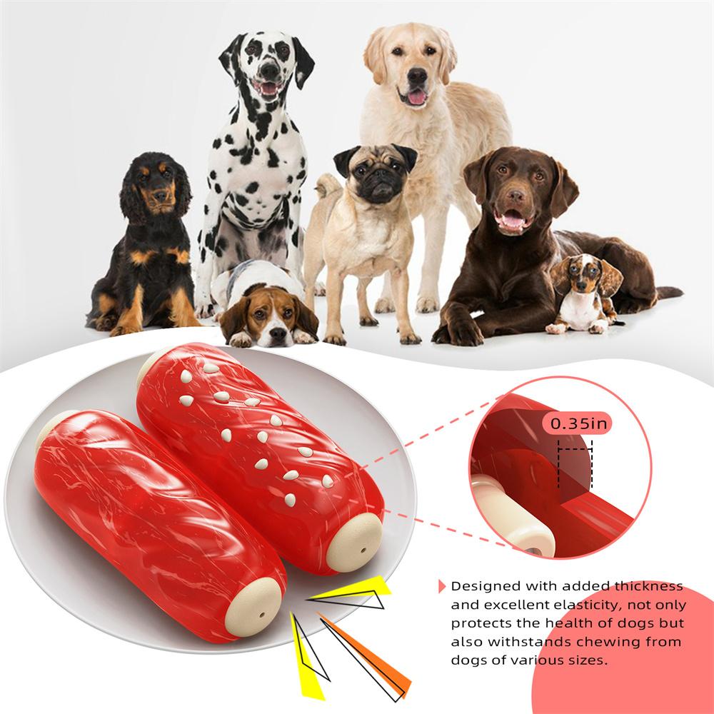 LSB-01 Rib Style Pet Chewing Squeaky Toy Gift TPR Dog Teething Toy (BPA Free, CPC/FDA/RoHS Certified)