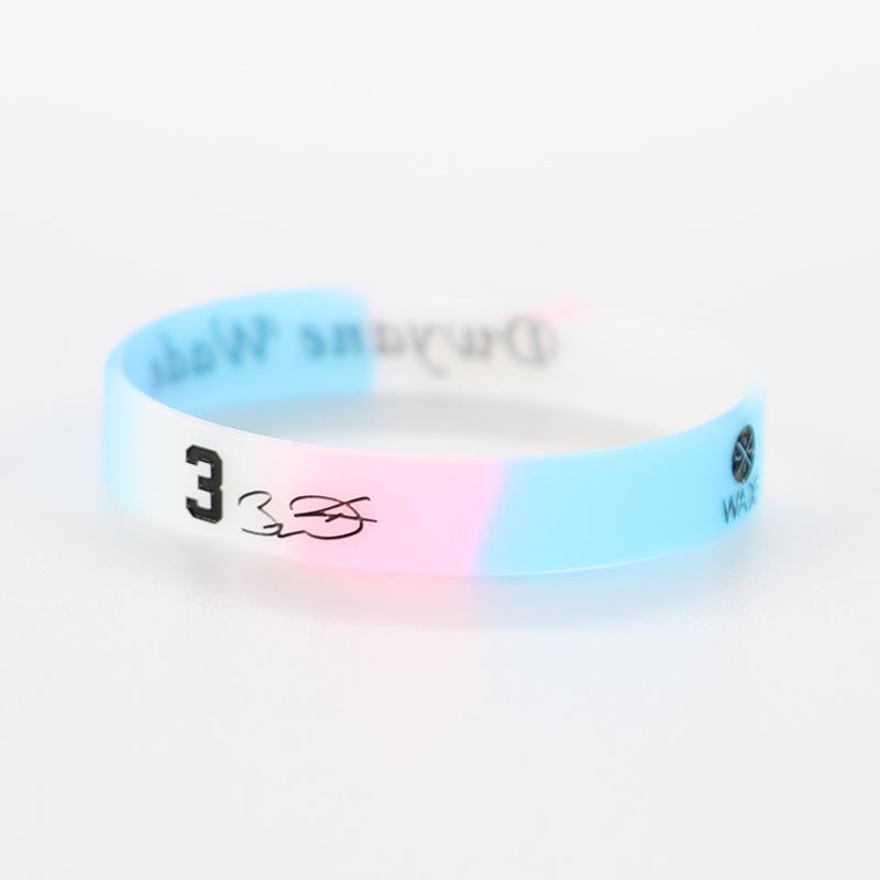 Thickened Luminous NBA Basketball Silicone Wristband: Harden, LeBron, Curry, Irving Edition