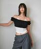 FOUR YOUNG Mid-Rise Summer Slacks Pinstripe