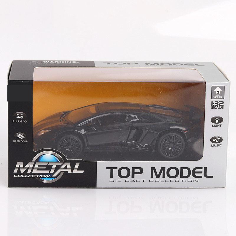 

Модель автомобиля из легкого сплава, детская игрушечная модель автомобиля, модель автомобиля, спортивная машина LP740, 3 двери открыты чёрный