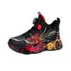 Children's Basketball Shoes Leather Buttons Sports Light Friction Sound Dragon Boys Boys Running Shoes
