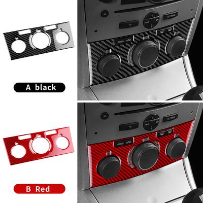 Prawdziwa Miękka Naklejka z Włókna Węglowego Do Vauxhall Opel Astra H MK5 2004 2005 2006 2007 2008 2009 2010 LHD RHD Panel Ramki CD AC Samochodu