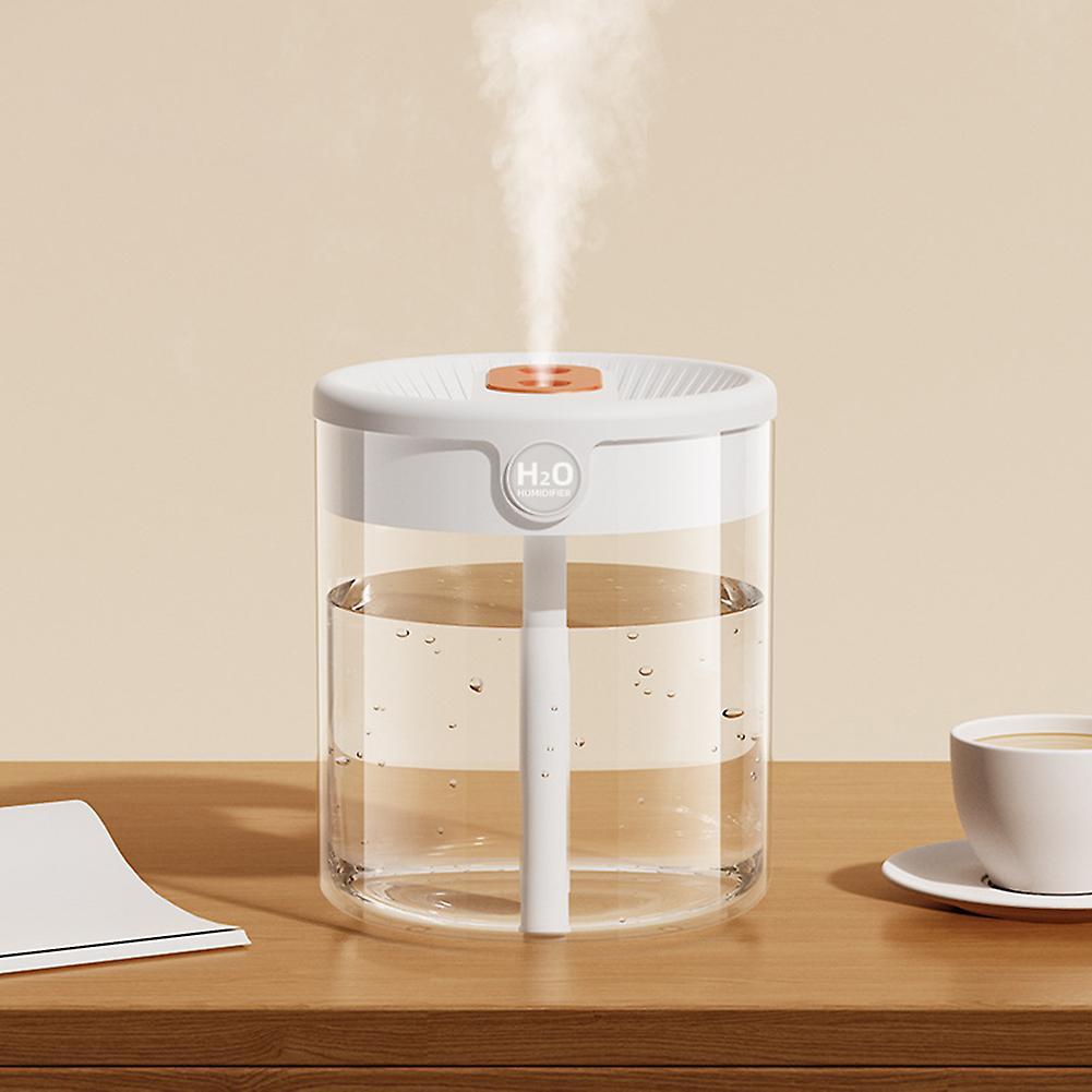 2L Large Capacity Transparent Water Tank Humidifier Silents Large Fog Volume Humidifier for Room Dormitory