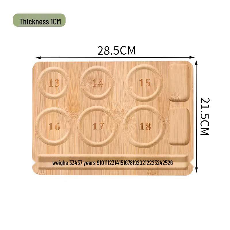 Jewelry Design Plate for Beaded Necklaces, Bracelets, Wenwan, and Weaving Tool Storage