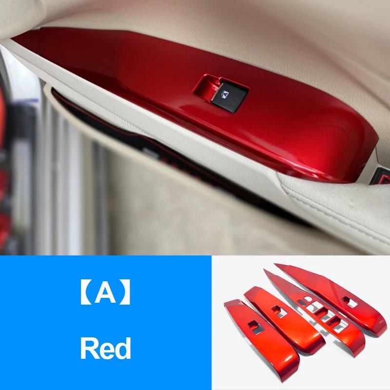 For Toyota Camry XV70 2018-    Interior Accessories Car Window Glass Lift Switch Panel Armrest Decoration Trim Cover