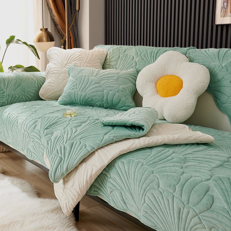 Simple Sofa Cushion Four Seasons Universal Dutch Plush Non-Slip Thickened Seat Cover Cover