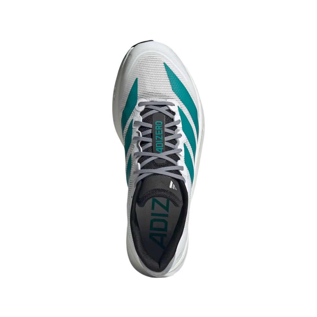 New Adidas Adizero Boston 13 White Pure Teal JR4791